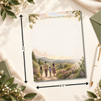 Beautiful nature-inspired design with plenty of space to write a personalized message and invite others to discover what the Bible has to offer. 8.5 × 11 PDF.