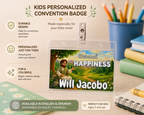 Custom Kids Convention Name Tags | Gafetes Personalizados para Asamblea