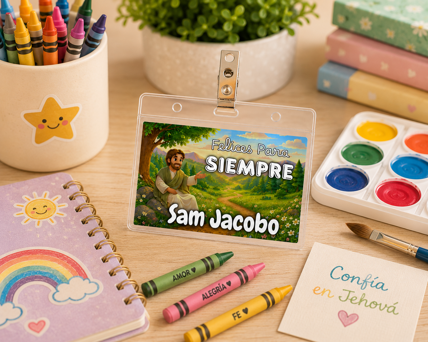 Custom Kids Convention Name Tags | Gafetes Personalizados para Asamblea