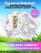 Felices Para Siempre Kids Activity Packet en Español | Asamblea JW 2026 para Niños | PDF Imprimible Instantáneo
