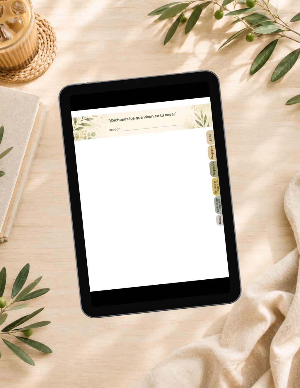 Cuaderno Digital Hipervinculado en español para la Asamblea de Circuito 2026–2027 "Haz de Jehová tu mayor alegría", con pestañas interactivas para una navegación rápida en Goodnotes y aplicaciones compatibles.