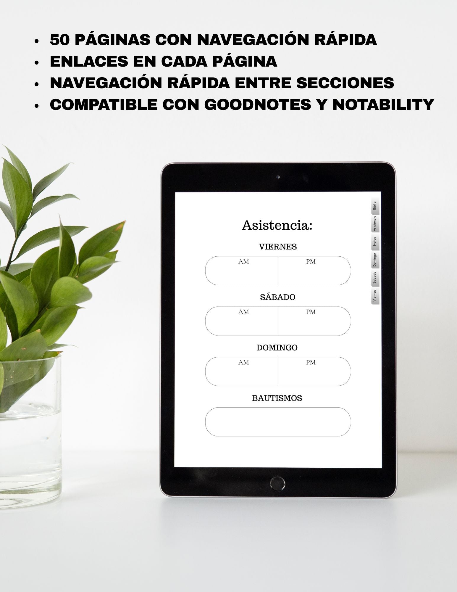 Cuaderno digital JW Asamblea 2026 con enlaces PDF para tablet