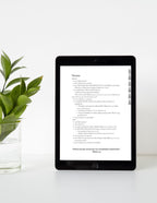 Cuaderno digital con programa 3 días y páginas de notas
