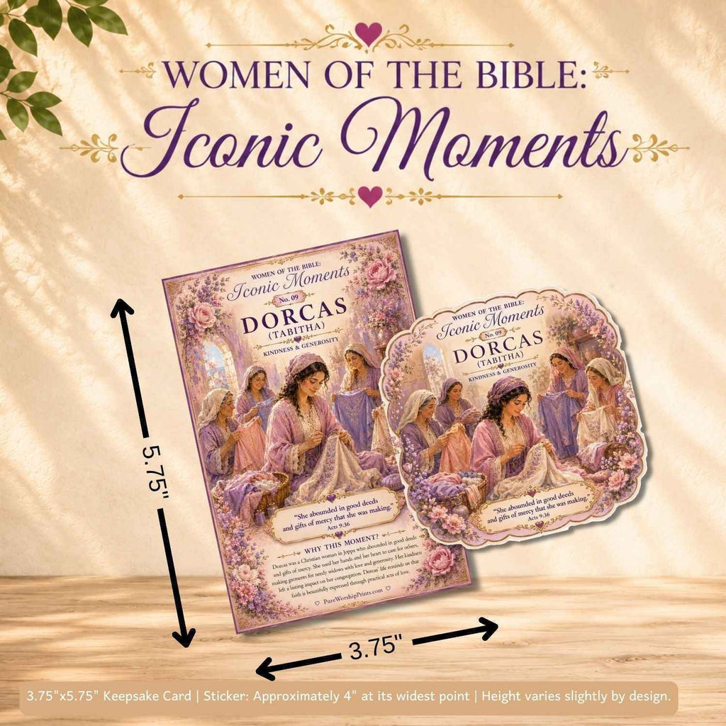 Ruth Sticker No. 1| Iconic Moments: Women of the Bible | Premium Vinyl Sticker & Collector Card