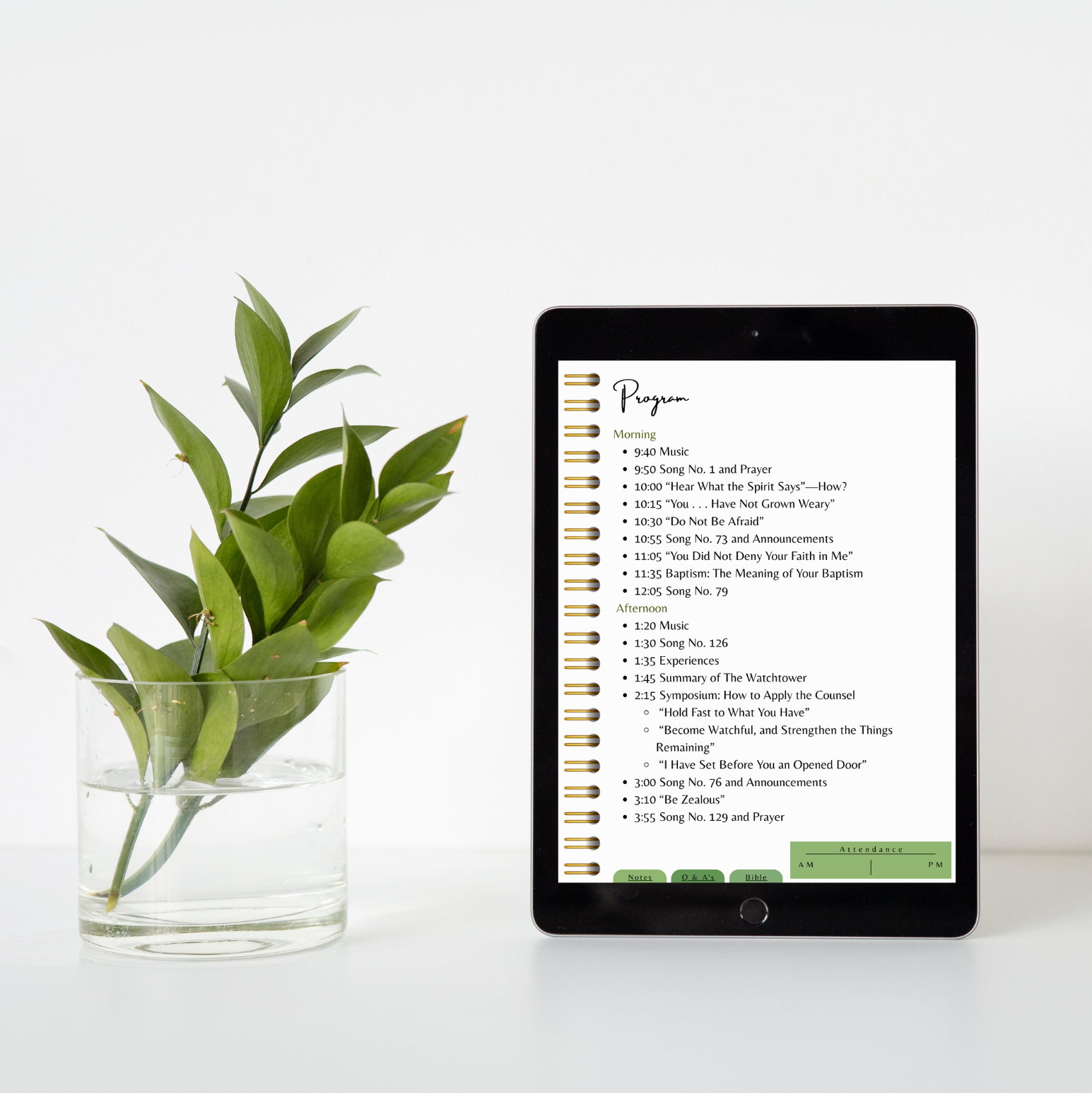 Hear What the Spirit Says to the Congregations – Hyperlinked PDF Notebook |2025- 2026 Circuit Assembly With Branch Representative | Program Journal