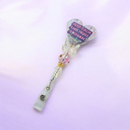 Keep Calm and Trust Jehovah | Handmade Badge Reel – Glitter Resin | Inspirational Ministry Accessory #1
