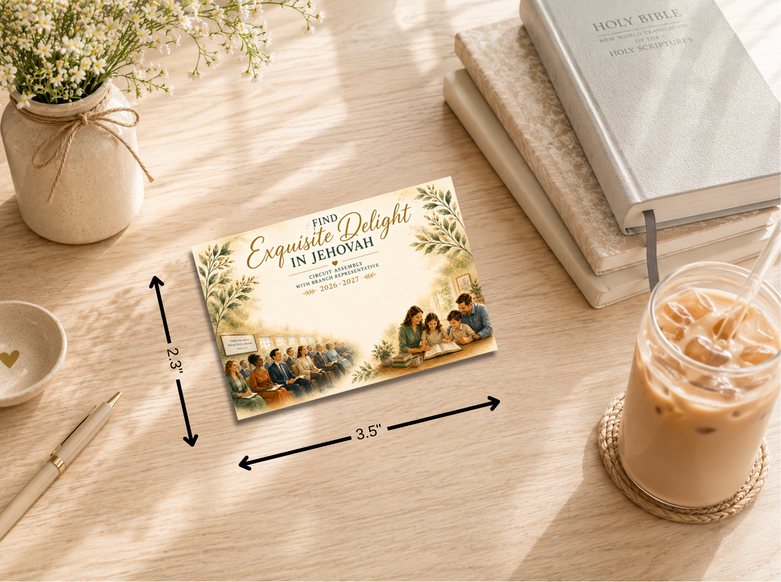 Find Exquisite Delight in Jehovah | Printable Circuit Assembly Name Tags 2026–2027 (Digital PDF)