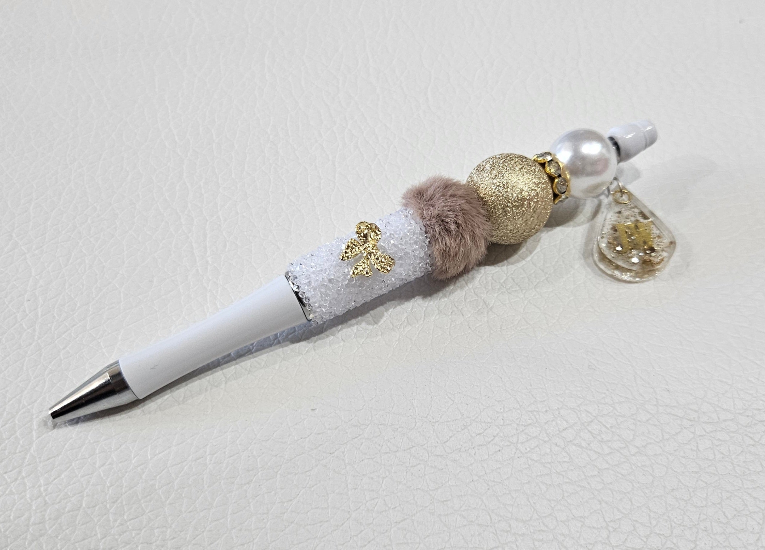 White sugar pen with JW charm, jw gifts, regalos para testigos, gifts for jehovah's witnesses