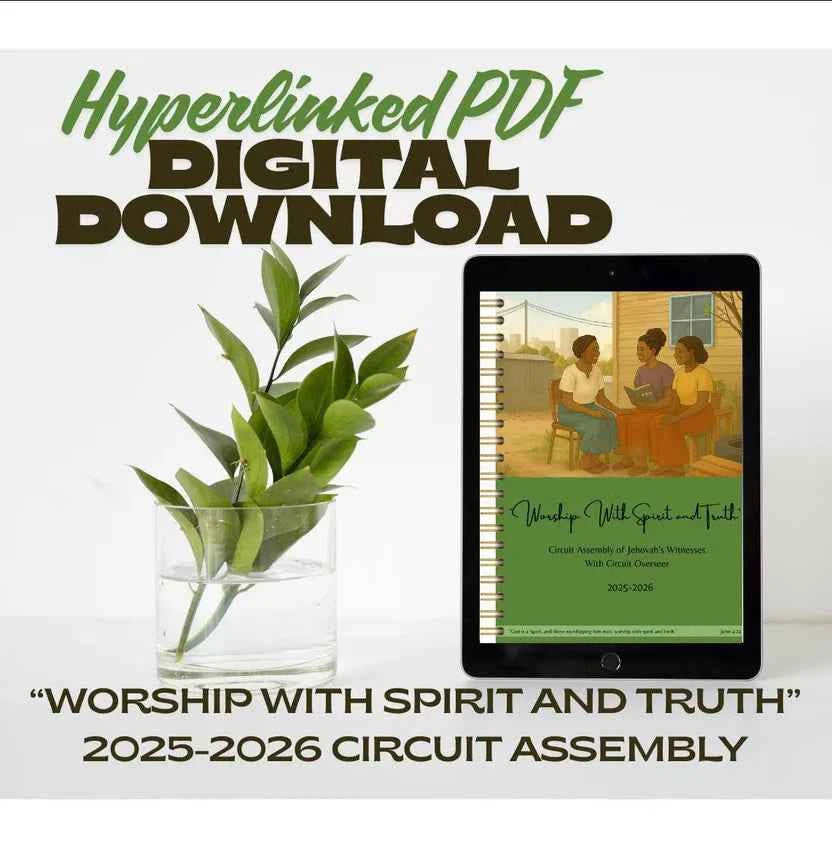 Worship With Spirit And Truth – Hyperlinked PDF Notebook |2025- 2026 Circuit Assembly With Circuit Overseer | Program Journal